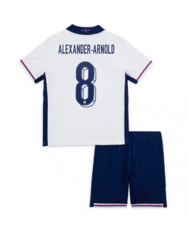 Inghilterra Alexander-Arnold #8 Maglia Gara Casa Repliche Europei 2024 Bambino